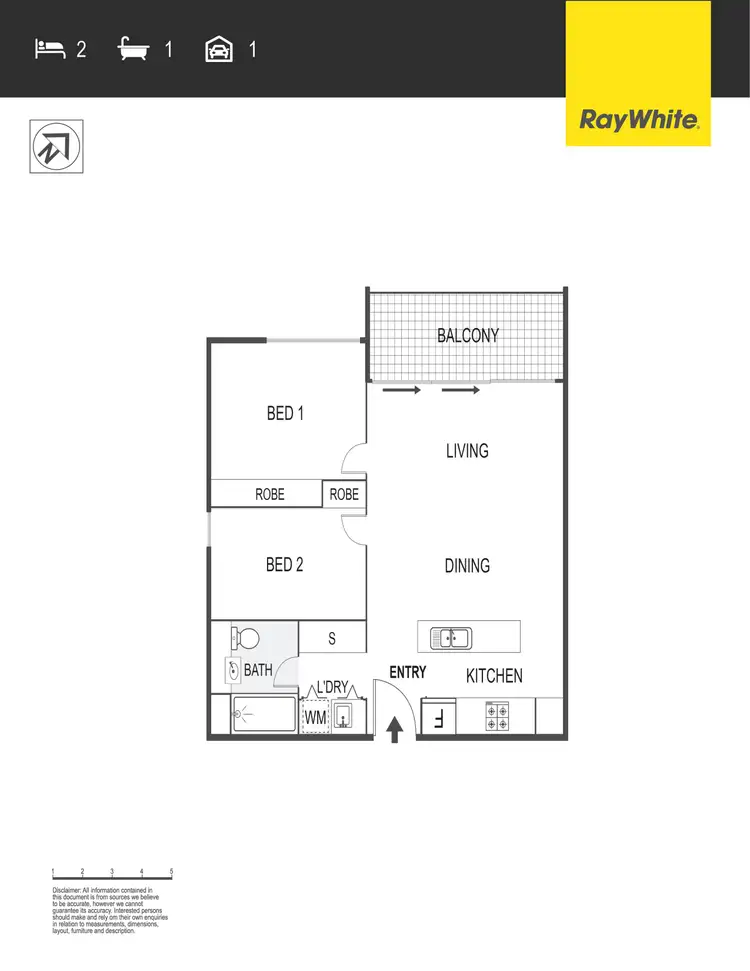Floorplan of Homely apartment listing, 804/39 London Circuit, City ACT 2601