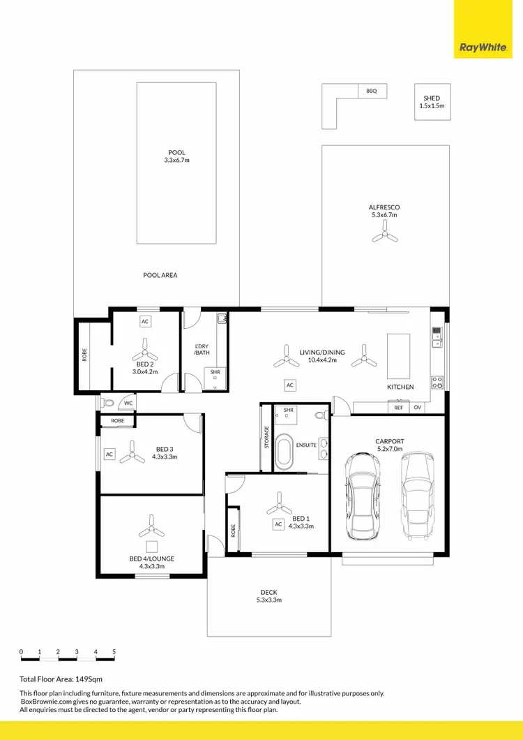 Floorplan of Homely house listing, 5 Darwin Street, Lockleys SA 5032