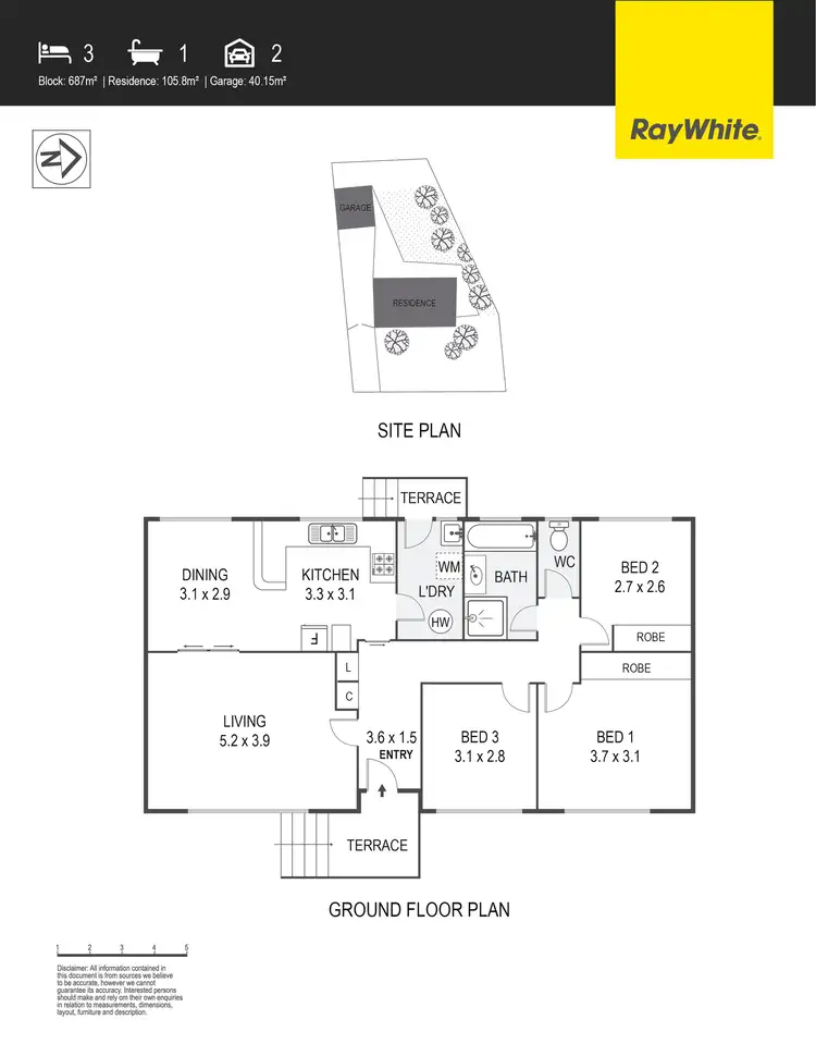 Floorplan of Homely house listing, 4 Hastings Court, Kaleen ACT 2617