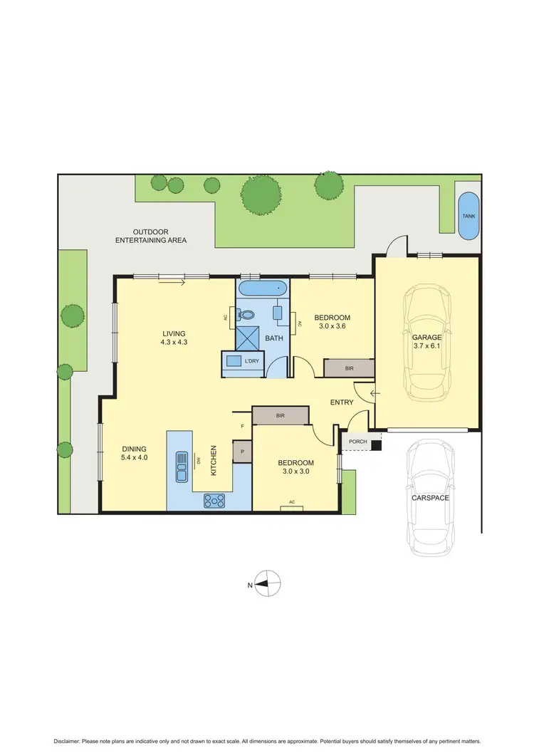 Floorplan of Homely villa listing, 3/78 Hubert Avenue, Glenroy VIC 3046