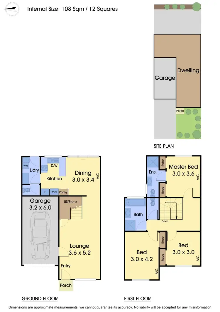 Floorplan of Homely townhouse listing, 19 Crown Close, Oakleigh East VIC 3166