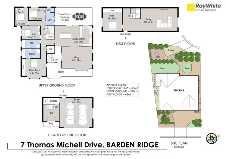 Floorplan of Homely house listing, 7 Thomas Mitchell Drive, Barden Ridge NSW 2234