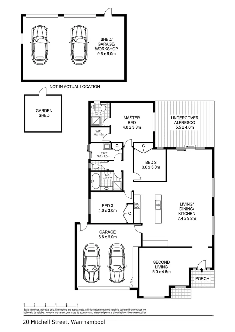 Floorplan of Homely house listing, 20 Mitchell Street, Warrnambool VIC 3280