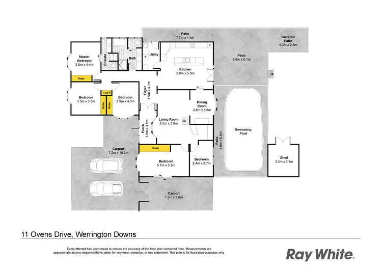 Floorplan of Homely house listing, 11 Ovens Drive, Werrington County NSW 2747
