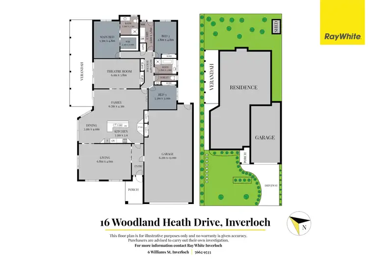 Floorplan of Homely house listing, 16 Woodland Heath Drive, Inverloch VIC 3996