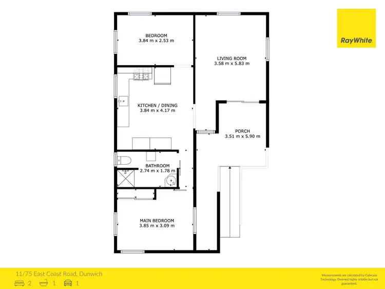 Floorplan of Homely other listing, 11/75 East Coast Road, Dunwich QLD 4183