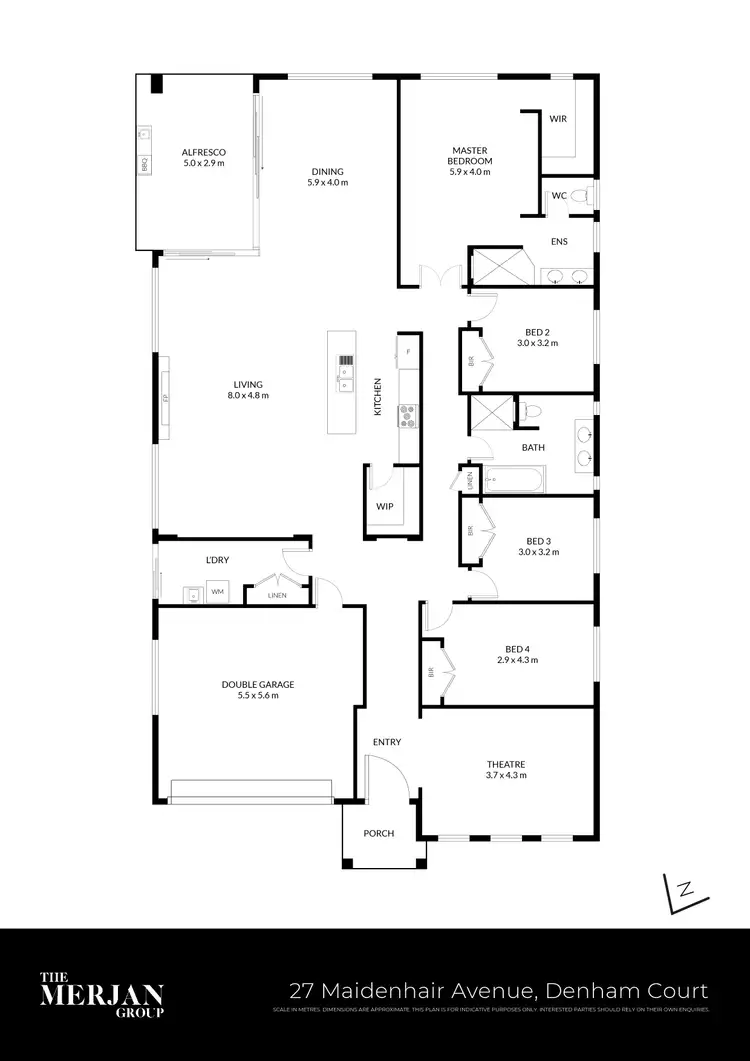 Floorplan of Homely house listing, 27 Maidenhair Avenue, Denham Court NSW 2565
