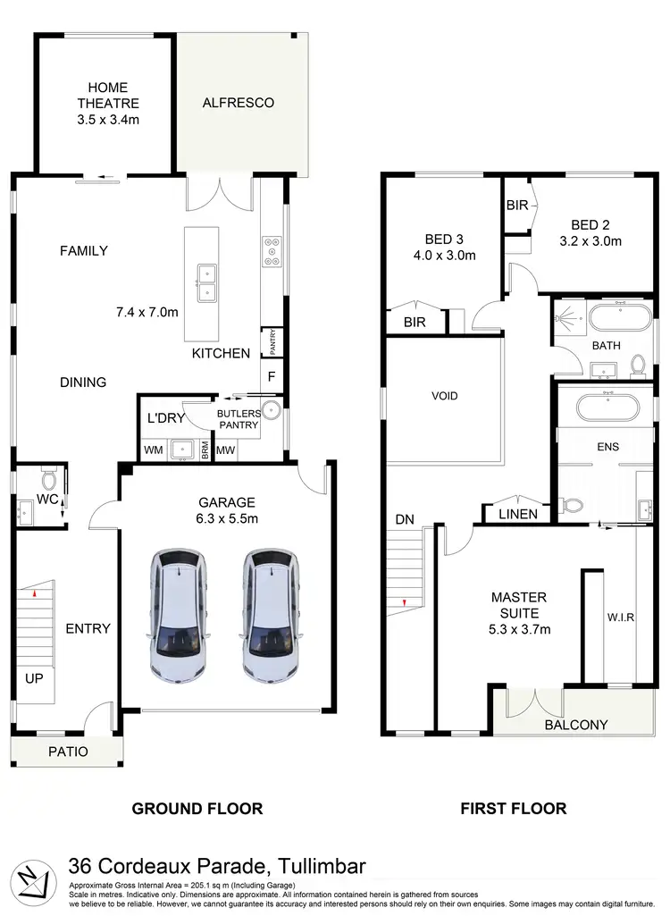 Floorplan of Homely house listing, 36 Cordeaux Parade, Tullimbar NSW 2527