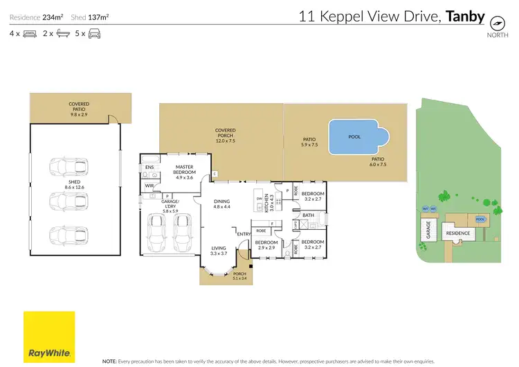 Floorplan of Homely house listing, 11 Keppel View Drive, Tanby QLD 4703