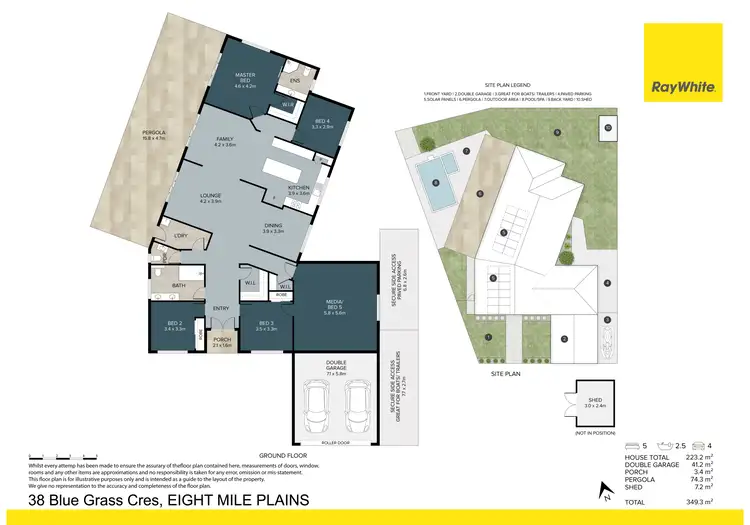 Floorplan of Homely house listing, 38 Blue Grass Crescent, Eight Mile Plains QLD 4113