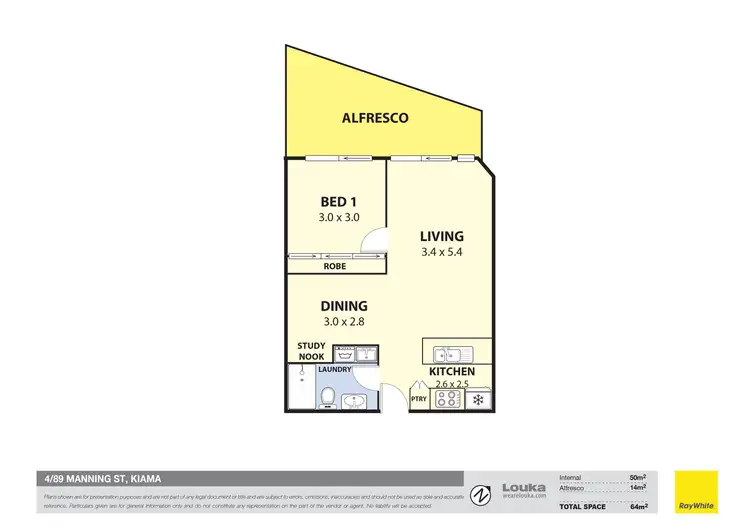 Floorplan of Homely apartment listing, 4/89 Manning Street, Kiama NSW 2533