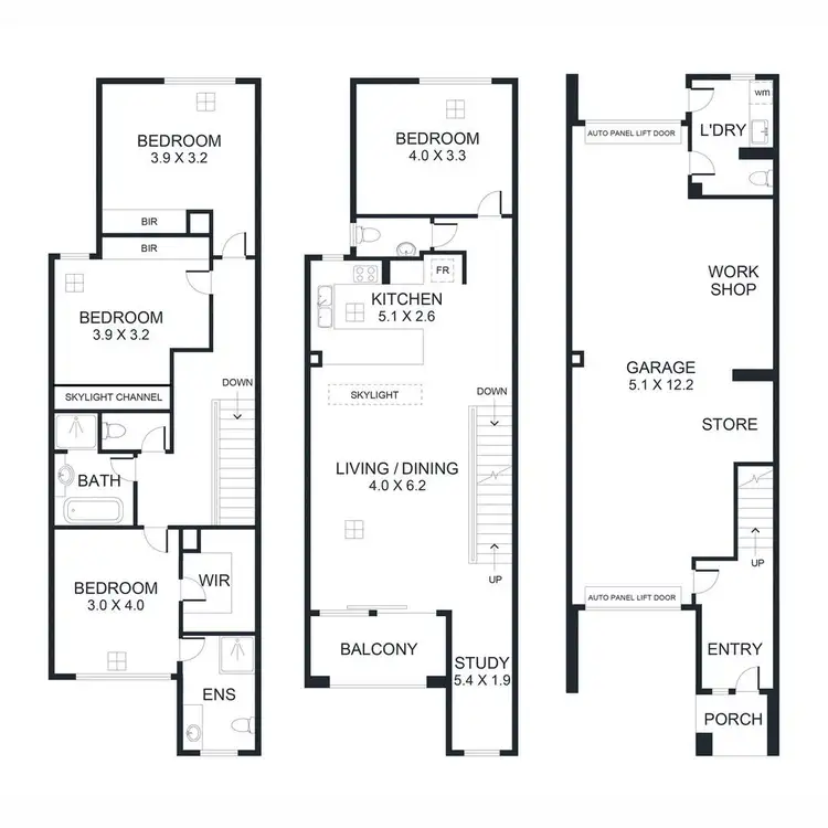 Floorplan of Homely townhouse listing, 21 Hardy Walk, Lightsview SA 5085