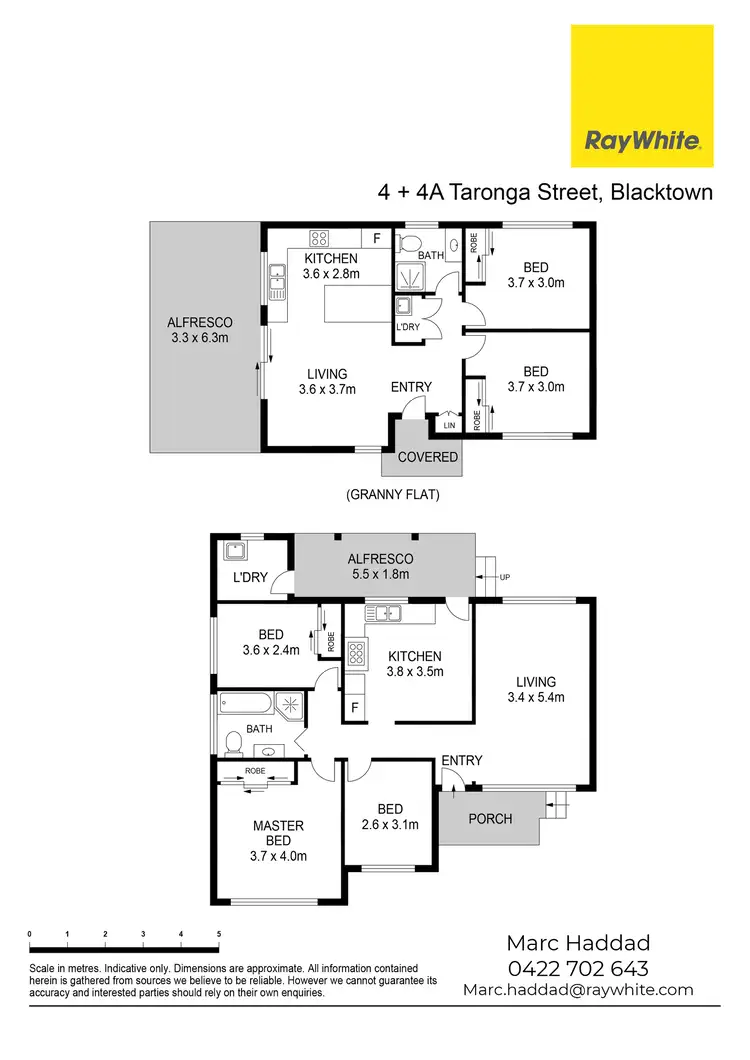 Floorplan of Homely house listing, 4 & 4A Taronga Street, Blacktown NSW 2148
