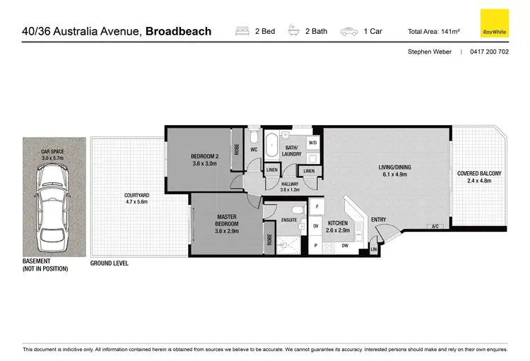Floorplan of Homely unit listing, 40/36 Australia Avenue, Broadbeach QLD 4218