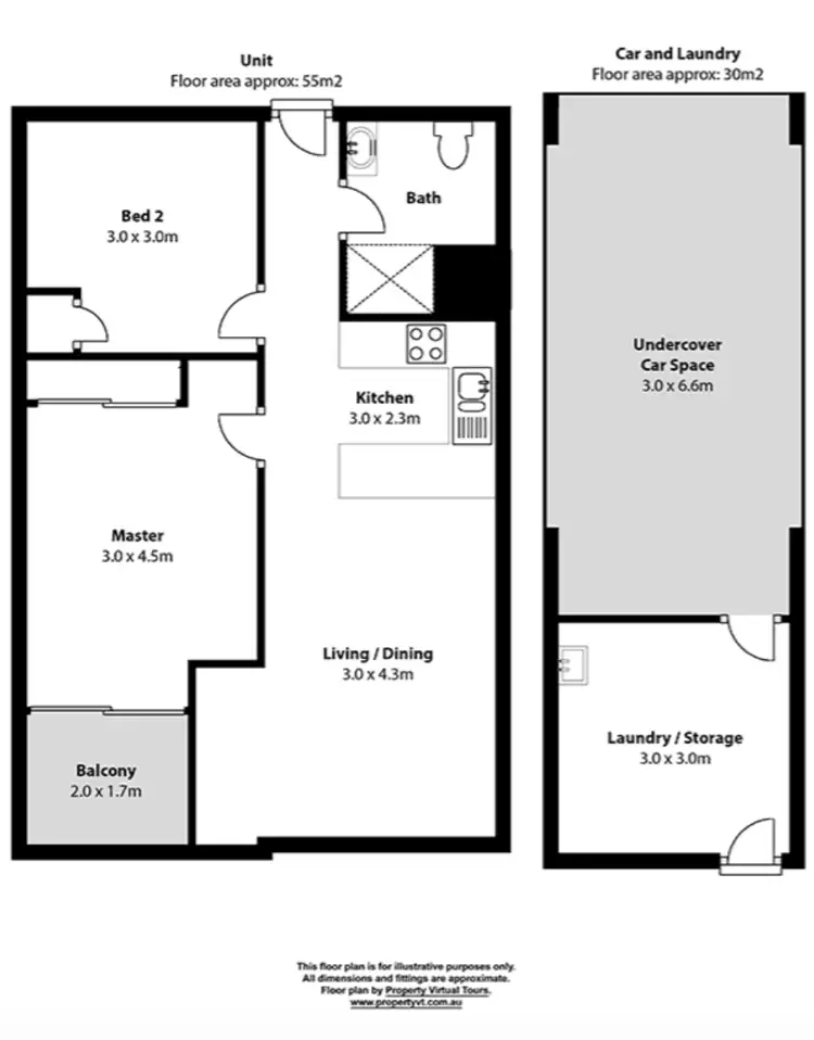 Floorplan of Homely apartment listing, 2/102 Kedron Park Road, Wooloowin QLD 4030