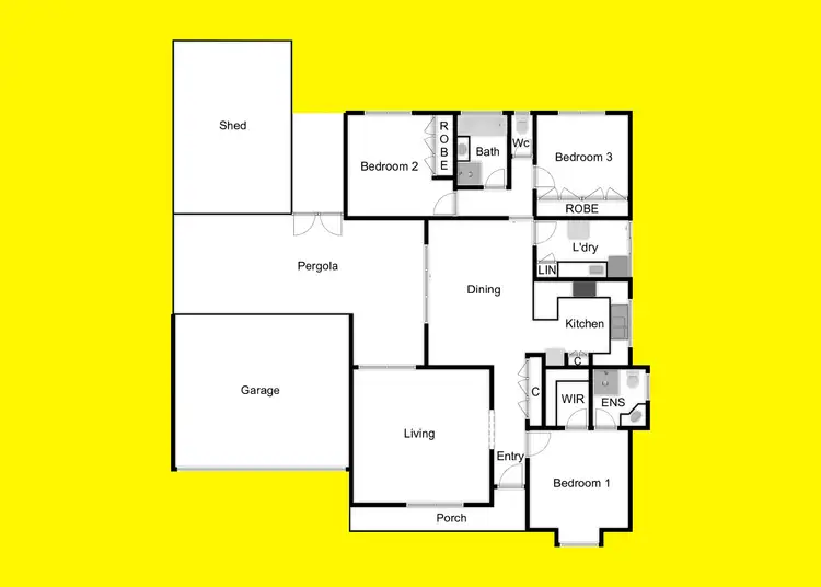 Floorplan of Homely townhouse listing, 21 Brooks Drive, Mildura VIC 3500