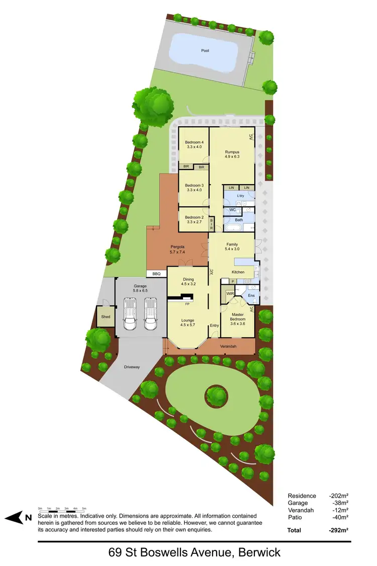 Floorplan of Homely house listing, 69 St Boswells Avenue, Berwick VIC 3806