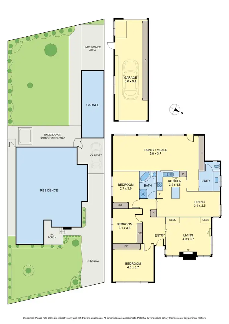 Floorplan of Homely house listing, 17 Ridge Road, Oak Park VIC 3046