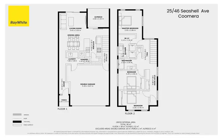 Floorplan of Homely unit listing, 25/46 Seashell Avenue, Coomera QLD 4209