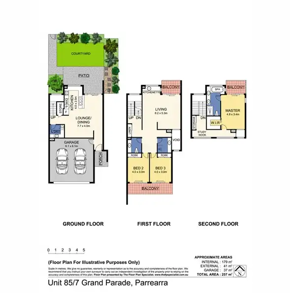 Floorplan of Homely unit listing, Unit 85/7 Grand Parade, Kawana Island QLD 4575