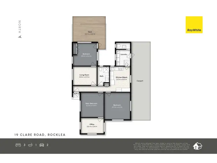 Floorplan of Homely house listing, 19 Clare Road, Rocklea QLD 4106