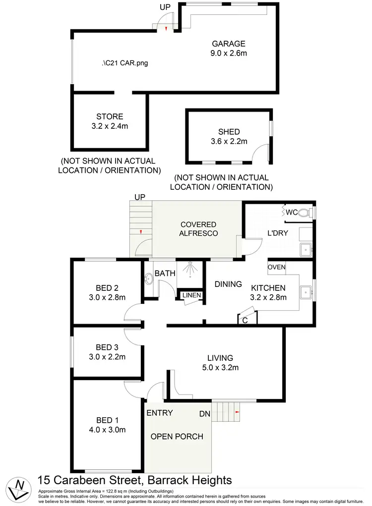 Floorplan of Homely house listing, 15 Carabeen Street, Barrack Heights NSW 2528