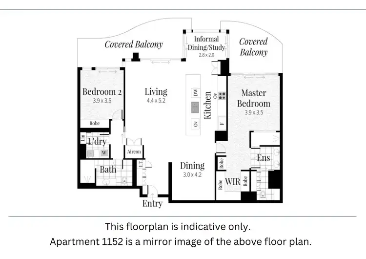 Floorplan of Homely apartment listing, 1152/1-17 Lennie Avenue, Main Beach QLD 4217
