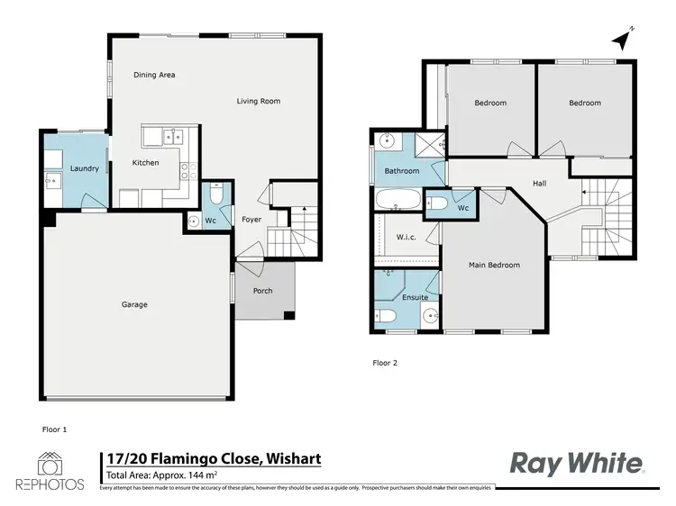 Floorplan of Homely townhouse listing, 17/20 Flamingo Close, Wishart QLD 4122