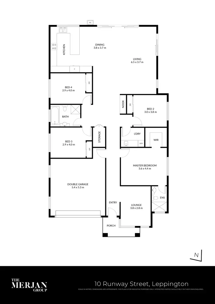 Floorplan of Homely house listing, 10 Runway Street, Leppington NSW 2179