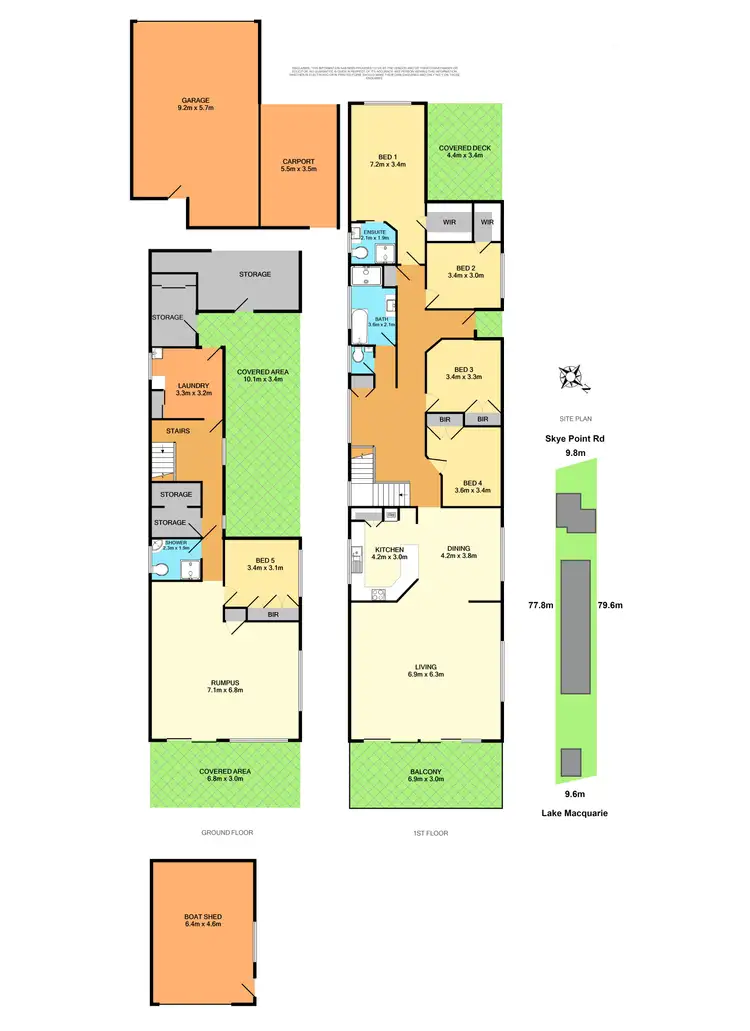 Floorplan of Homely house listing, 50 Skye Point Road, Coal Point NSW 2283