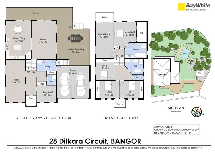 Floorplan of Homely house listing, 28 Dilkara Circuit, Bangor NSW 2234