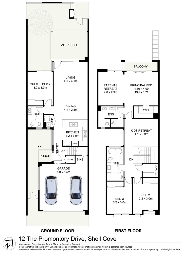 Floorplan of Homely house listing, 12 The Promontory Drive, Shell Cove NSW 2529