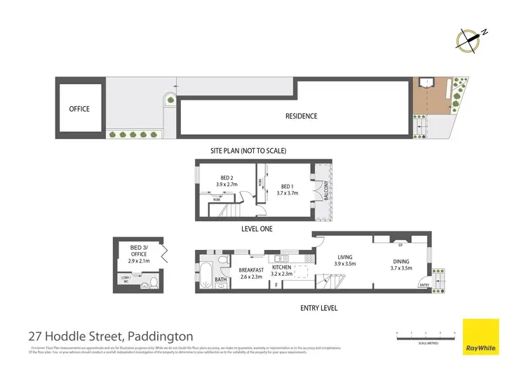 Floorplan of Homely house listing, 27 Hoddle Street, Paddington NSW 2021