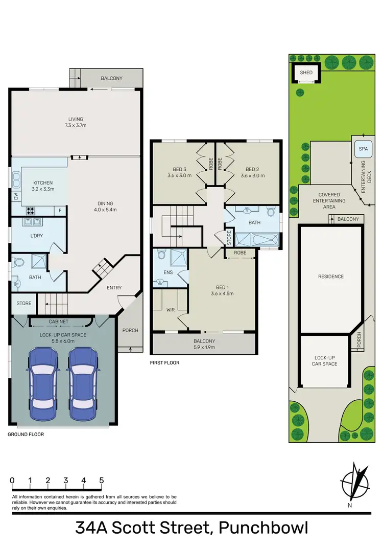 Floorplan of Homely house listing, 34A Scott Street, Punchbowl NSW 2196