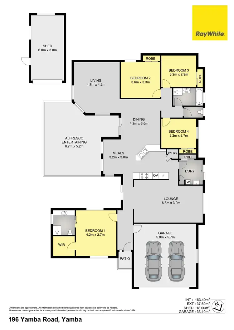 Floorplan of Homely house listing, 196 Yamba Road, Yamba NSW 2464