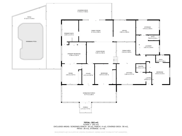 Floorplan of Homely house listing, 22 Rustic Road, Sharon QLD 4670
