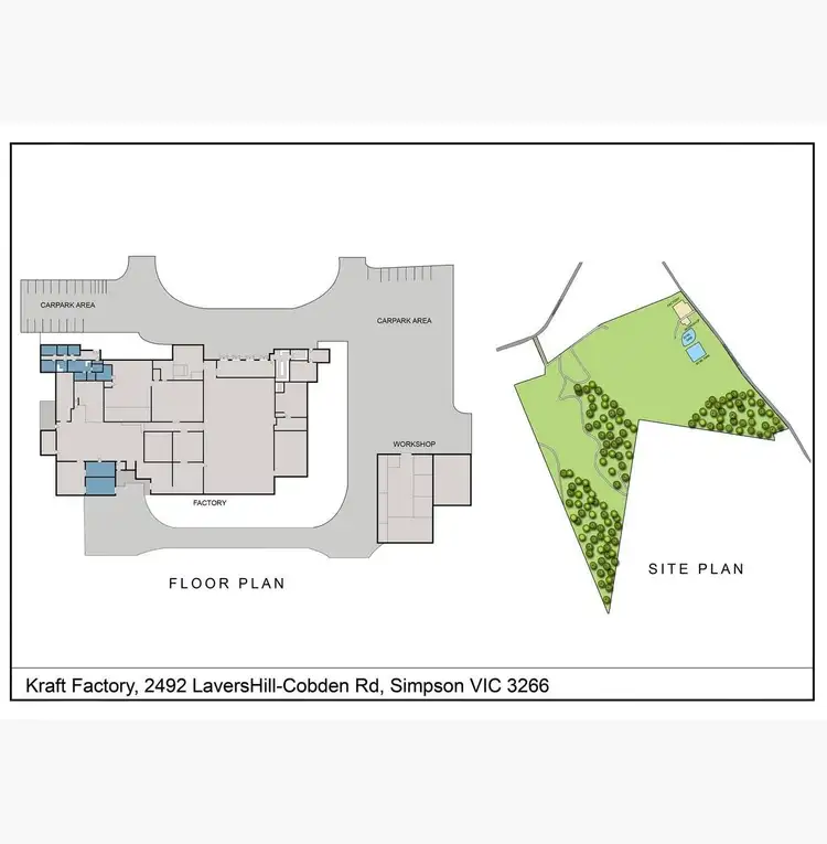 Floorplan of Homely rural property listing, 2492 Lavers Hill-Cobden Road, Simpson VIC 3266