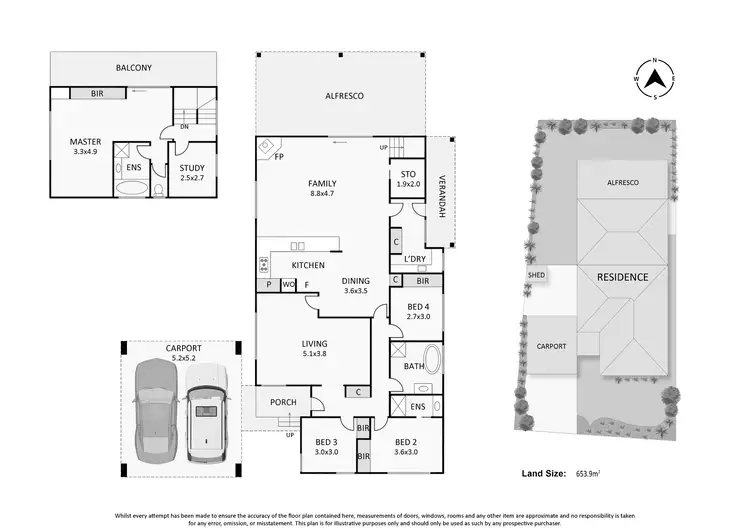 Floorplan of Homely house listing, 129 Casuarina Drive, Frankston South VIC 3199