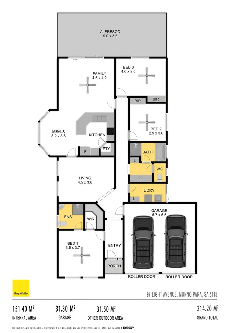 Floorplan of Homely house listing, 97 Light Avenue, Munno Para SA 5115