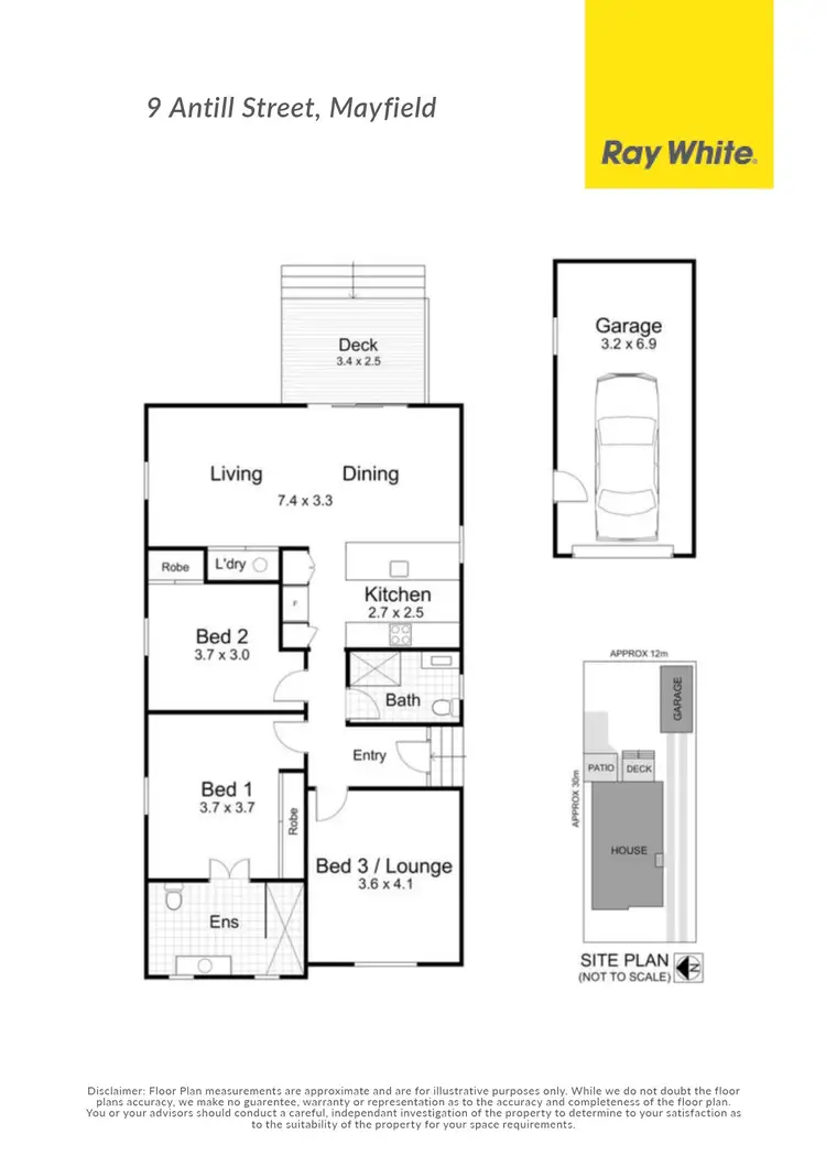 Floorplan of Homely house listing, 9 Antill Street, Mayfield NSW 2304