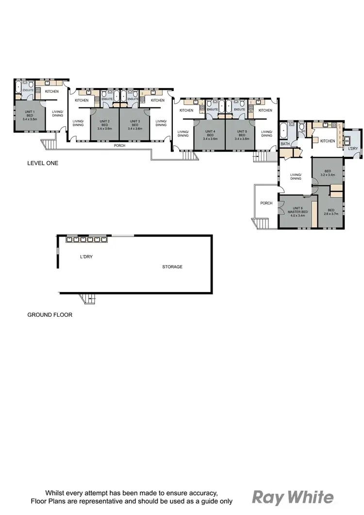 Floorplan of Homely block of units listing, 22A Hampson Street, Kelvin Grove QLD 4059