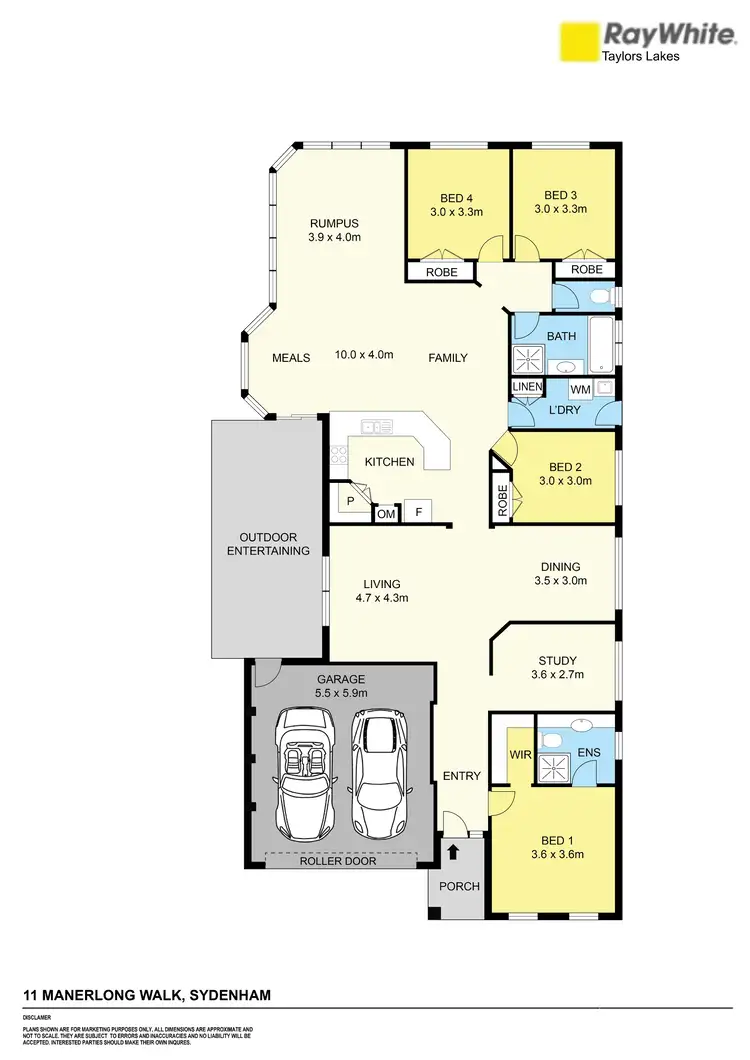 Floorplan of Homely house listing, 11 Manerlong Walk, Sydenham VIC 3037