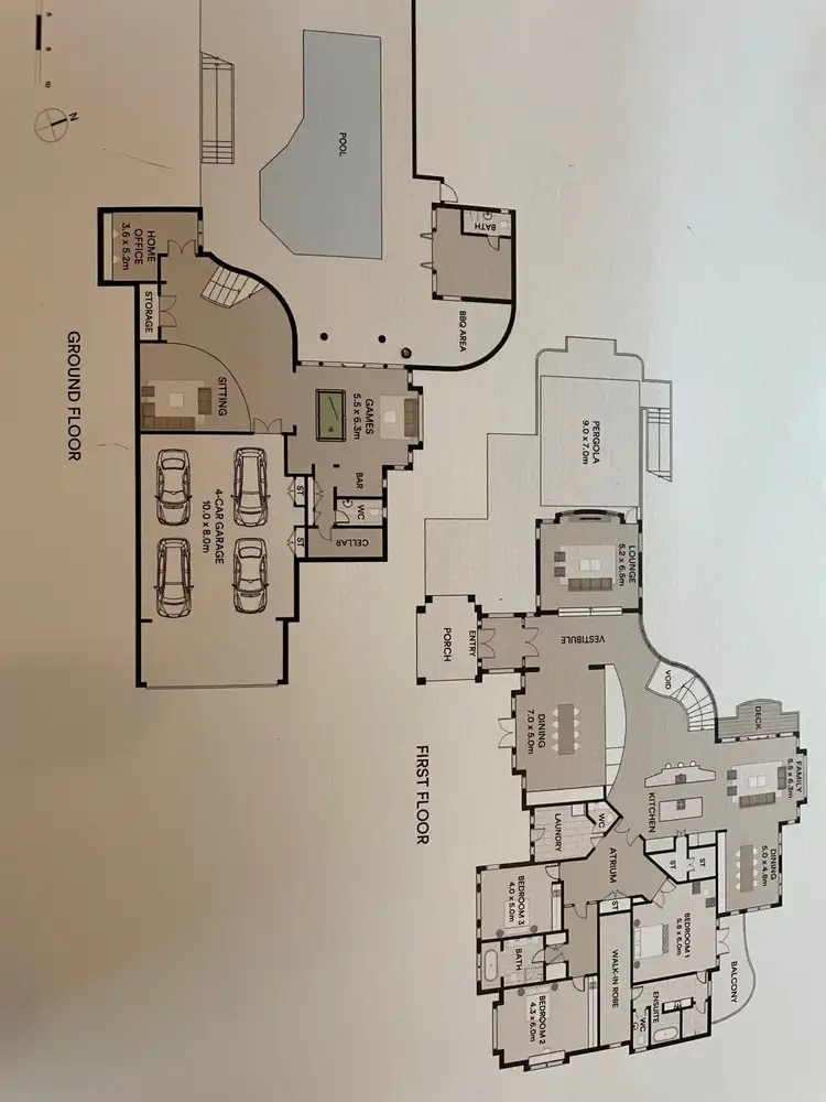 Floorplan of Homely house listing, 42 Cobah Road, Arcadia NSW 2159