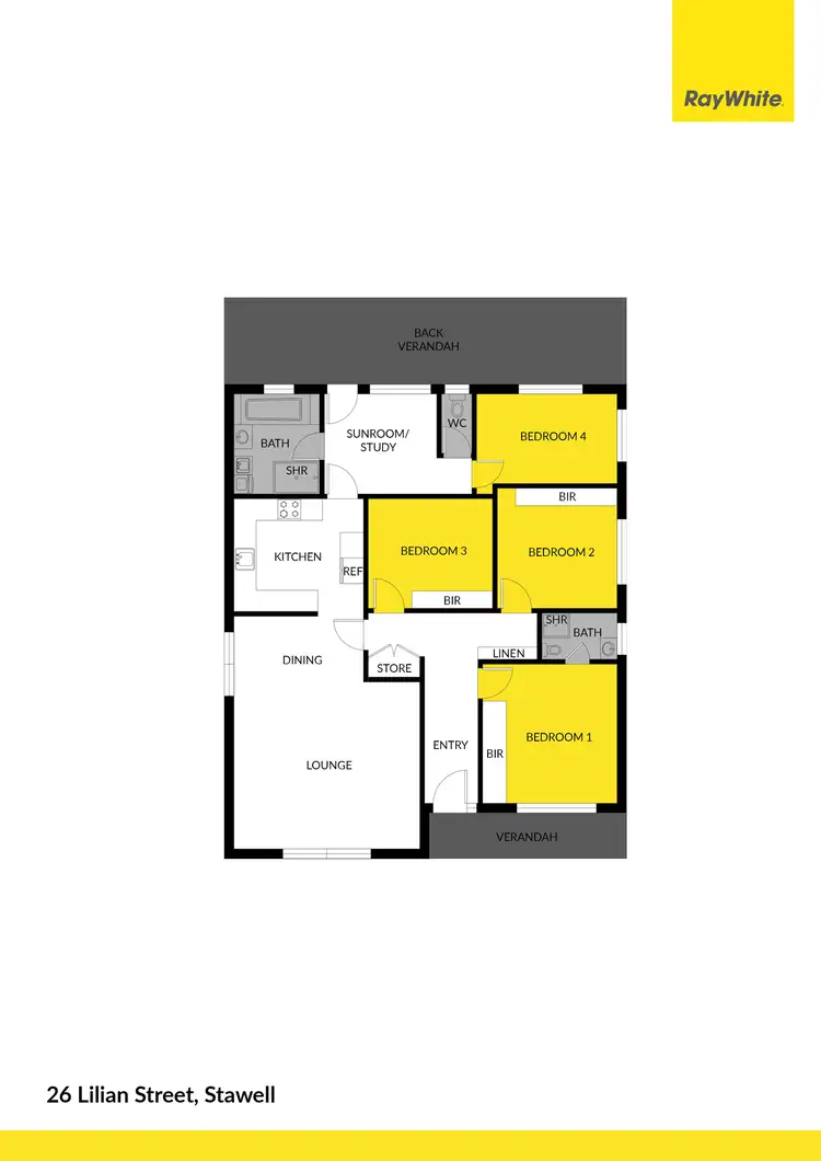Floorplan of Homely house listing, 26 Lilian Street, Stawell VIC 3380