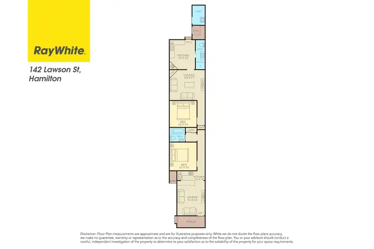 Floorplan of Homely house listing, 142 Lawson Street, Hamilton NSW 2303