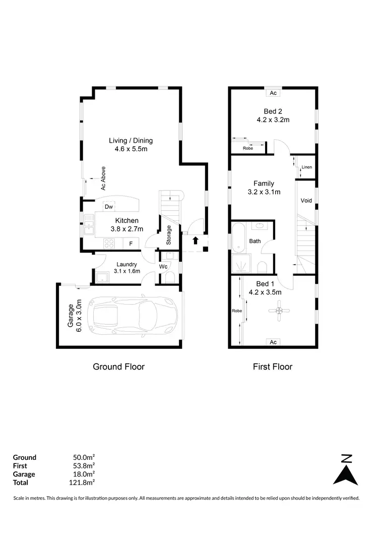 Floorplan of Homely townhouse listing, 1/351 Regency Road, Prospect SA 5082