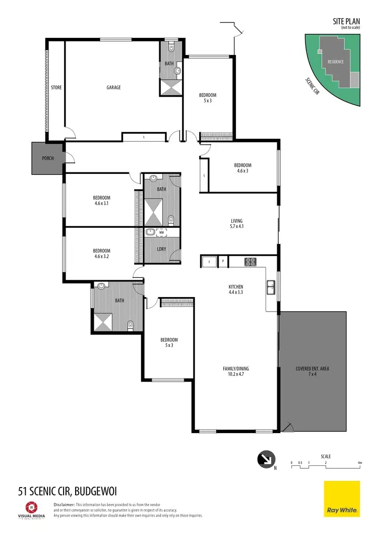 Floorplan of Homely house listing, 51 Scenic Circle, Budgewoi NSW 2262