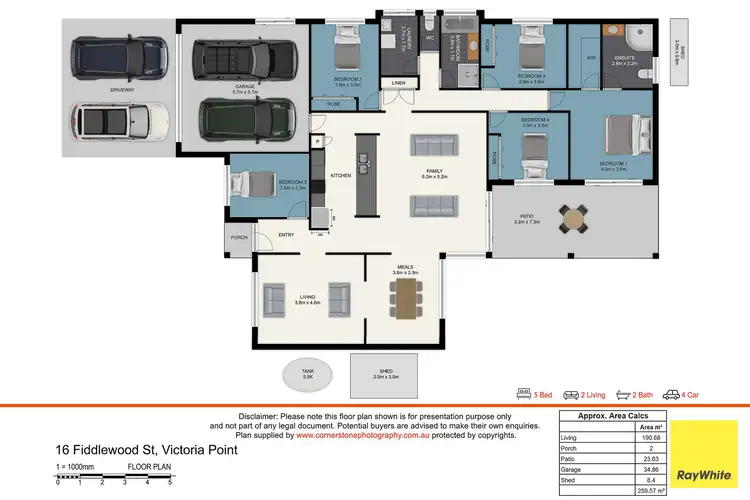 Floorplan of Homely house listing, 16 Fiddlewood Street, Victoria Point QLD 4165
