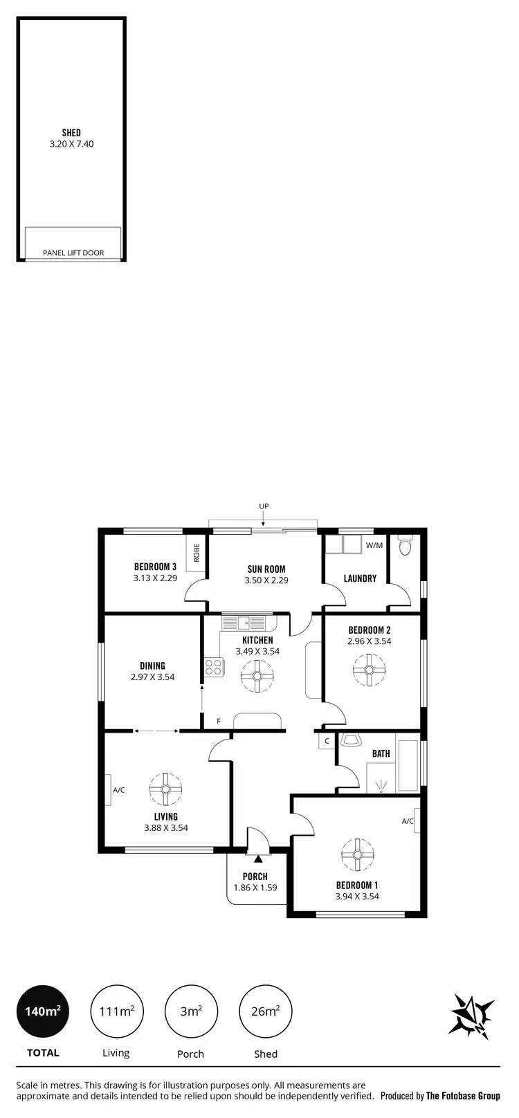 Floorplan of Homely house listing, 9 Berkeley Street, Cheltenham SA 5014