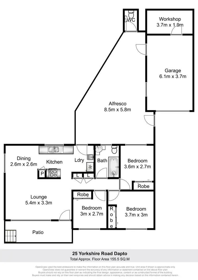 Floorplan of Homely house listing, 25 Yorkshire Road, Dapto NSW 2530
